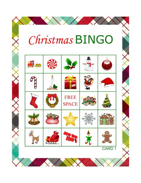 weihnachts bingo